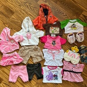 Build a bear clothing lot - Y2K - 16 pieces